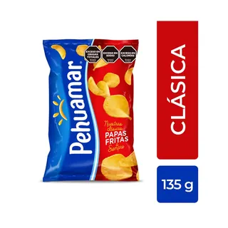 Papas Fritas Pehuamar Lisas 135 g