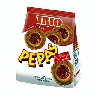 Galletitas Pepas Trio 500 g