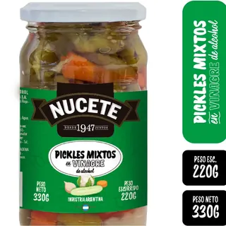 Pickles Mixtos Nucete 220 g