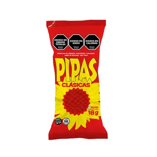 Semillas de Girasol Pipas Tostadas y Saladas 18 g