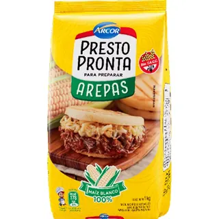 Harina de Maíz Presto Pronta para Arepas 1 kg