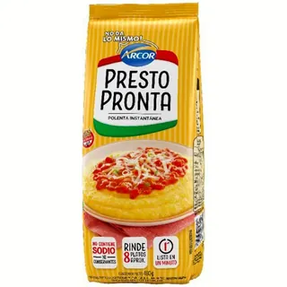 Polenta Instantánea Presto Pronta 490 g