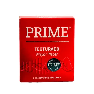 Preservativos Prime Texturado 3 u