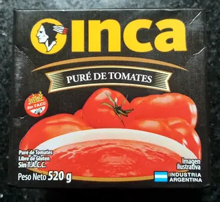 Puré de Tomate Inca 520 g
