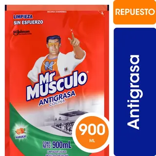Limpiador Mr. Músculo Antigrasa Cocina 900 cc