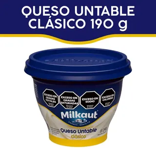 Queso Untable Milkaut Tradicional 190 g