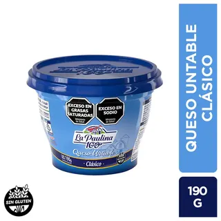 Queso Untable La Paulina Clásico 190 g