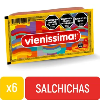 Salchichas Vieníssima 6 Unidades