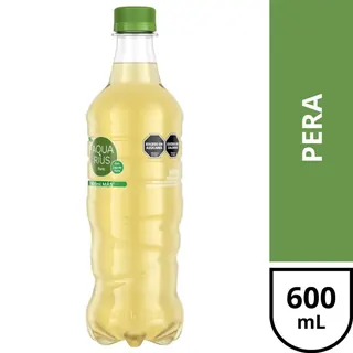 Agua Saborizada Aquarius Pera 600 ml
