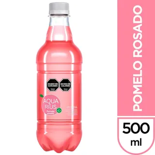 Agua Saborizada Aquarius Pomelo Rosado 500 ml