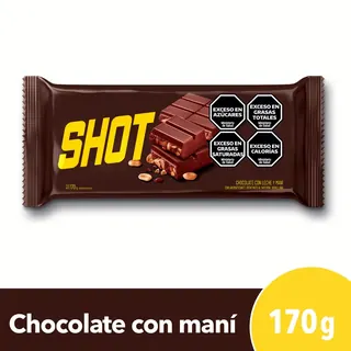 Chocolate Shot con Maní 170 g